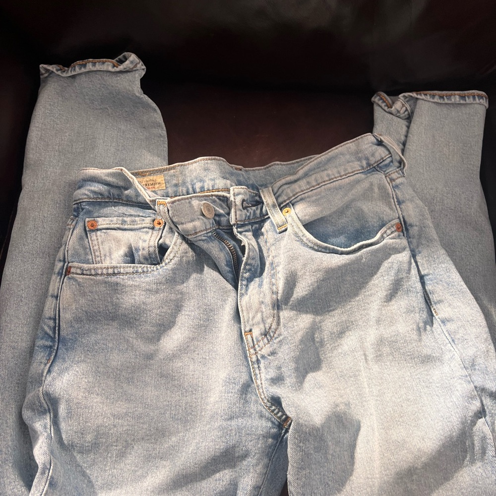 Levi's Classic Blue Straight Leg Jeans
